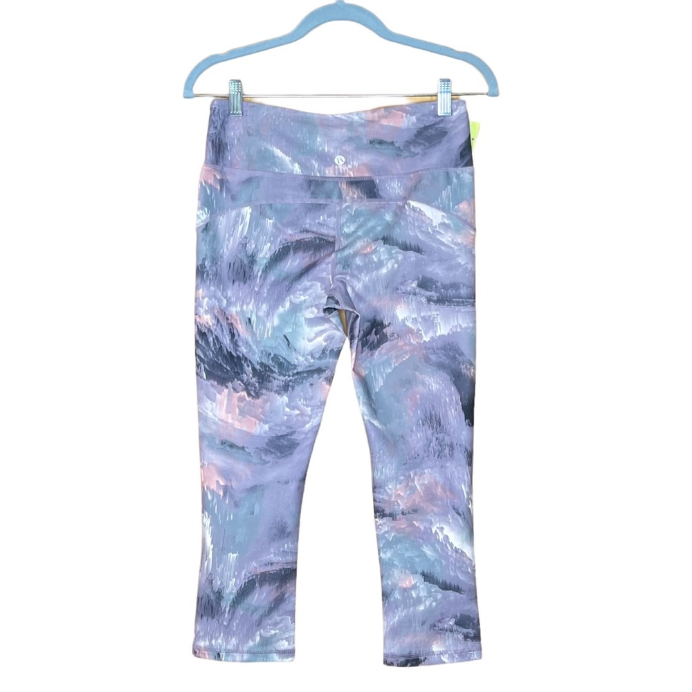 Marika Sport Purple Ash Stormy Sky Yoga Workout Leggings Medium 8-10 NWT - Picture 4 of 9